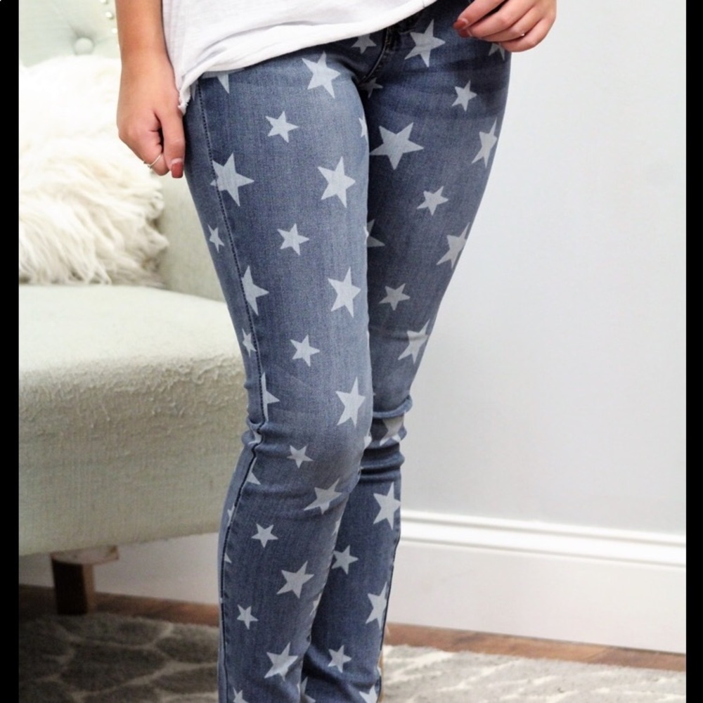 Star print Jegging